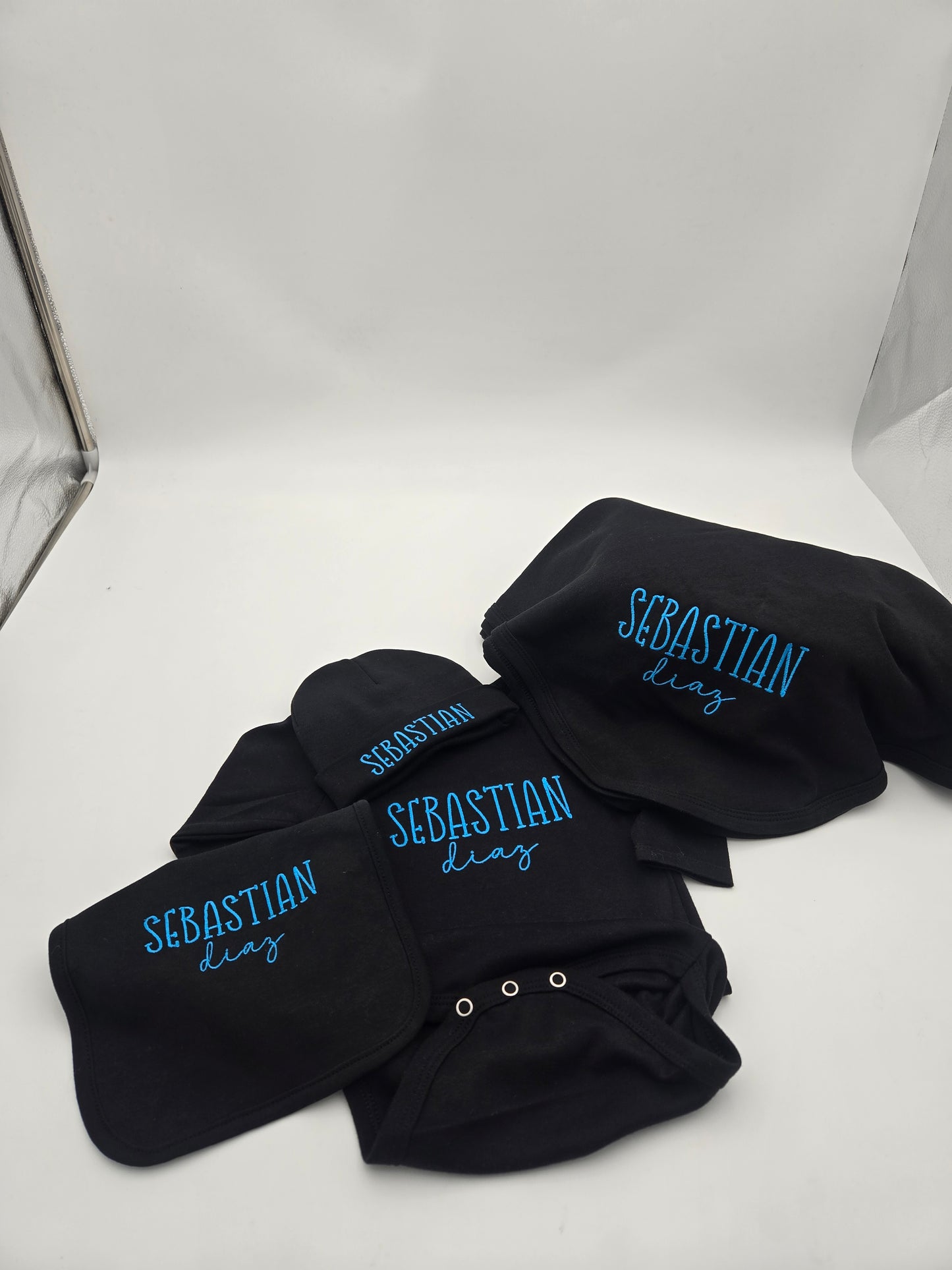 Personalized Signature Embroidered Baby Gift Set