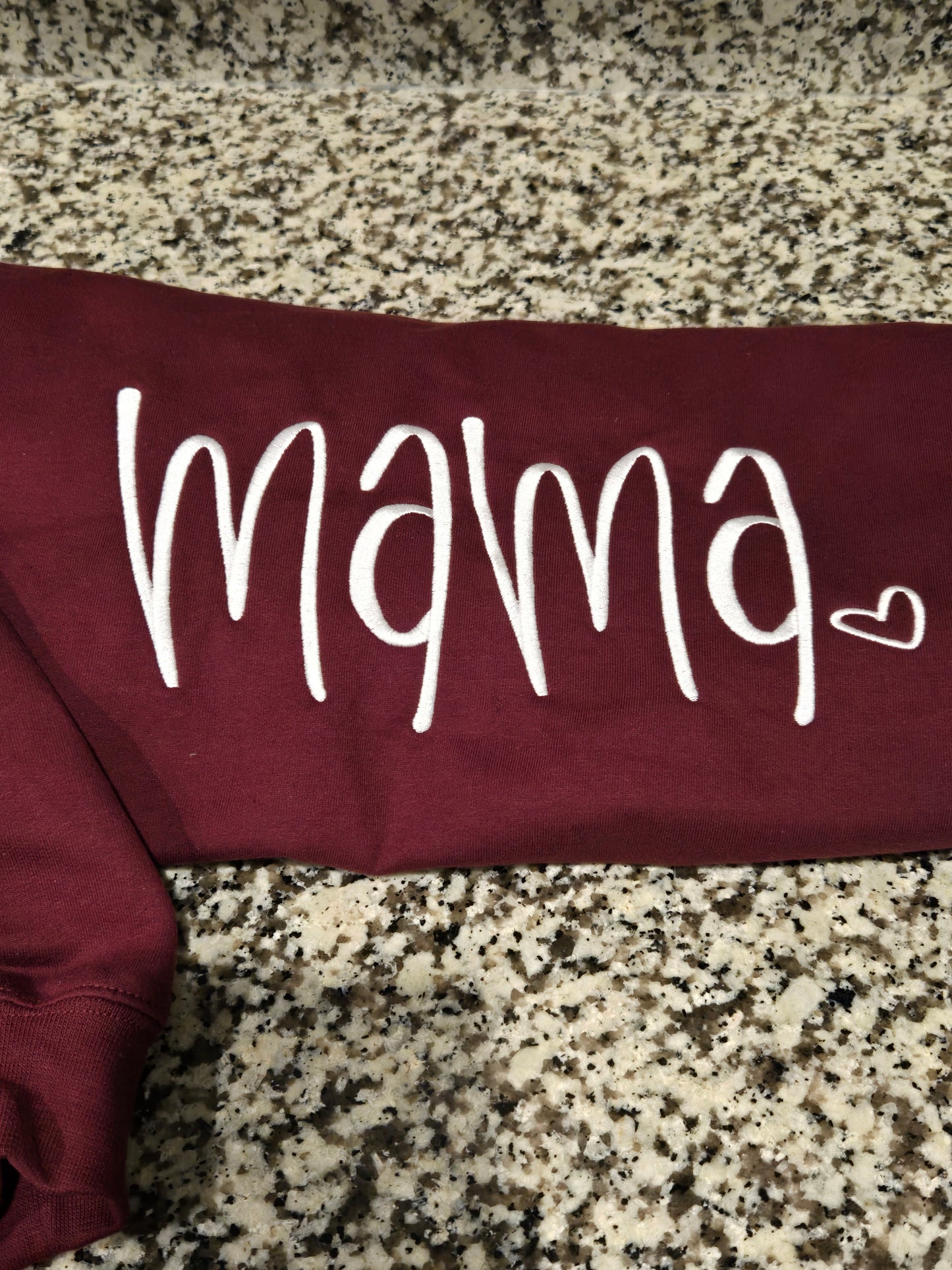 MAMA Doodle Embroidery SLEEVE Design