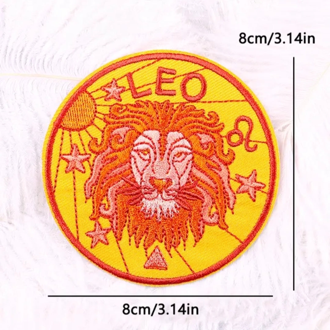 Water Color Zodiac- Hat Patch