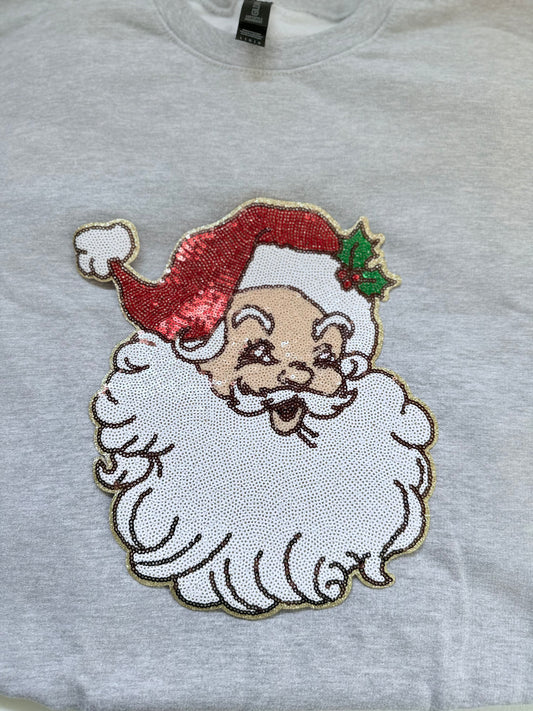 Retro Sequin Santa
