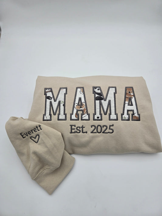 Keepsake MAMA Embroidery SLEEVE Design