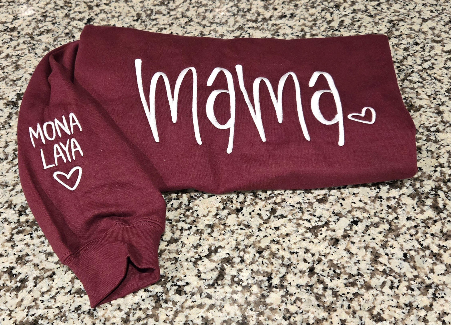 MAMA Doodle Embroidery SLEEVE Design