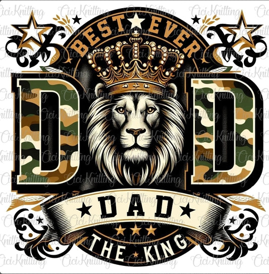 Dad/ King - Sublimation Shirt Transfer