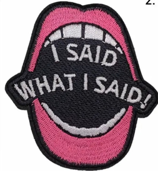 I said Hat Patch