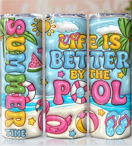 Summer- 20oz Tumbler Wrap