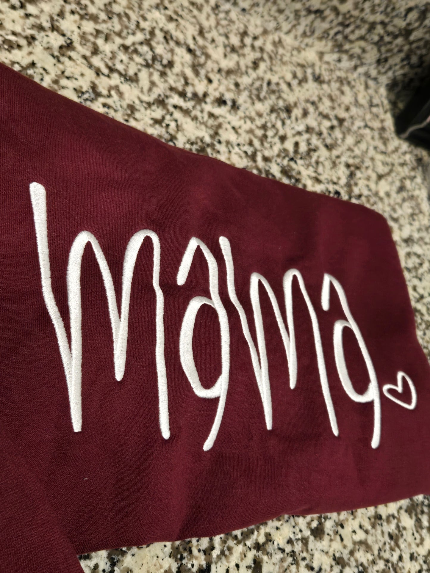 MAMA Doodle Embroidery SLEEVE Design