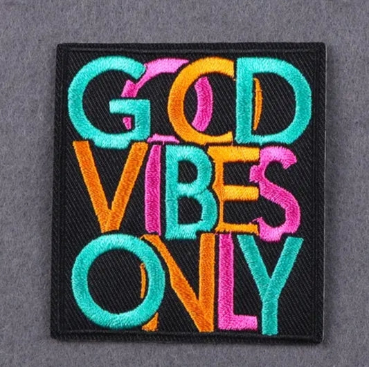 Good Vibes Only - Hat Patch
