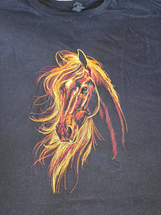 Horse Embroidered top