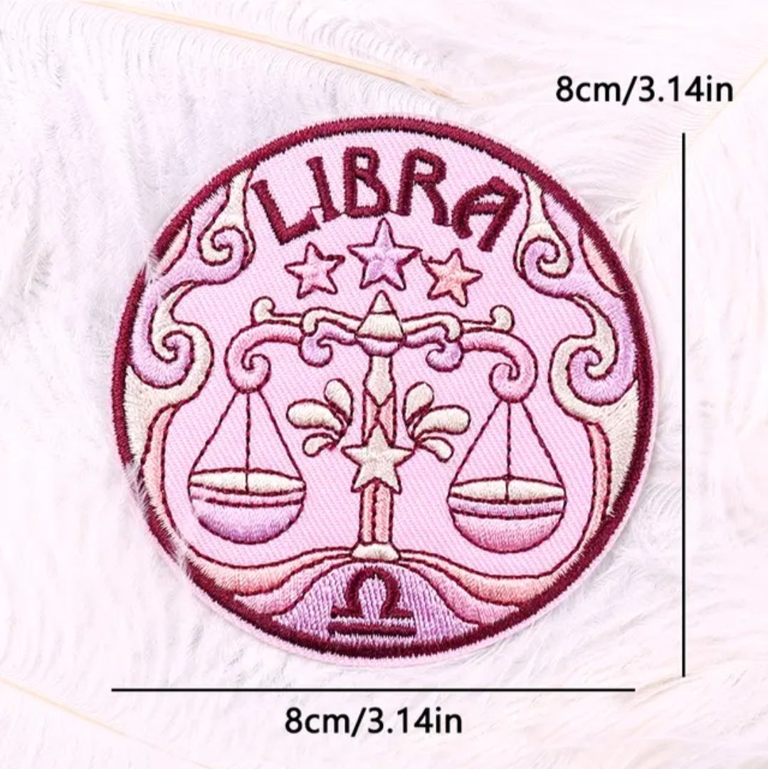 Water Color Zodiac- Hat Patch