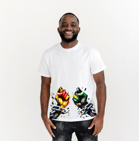 Breaking Chain Fist- Sublimation Transfer