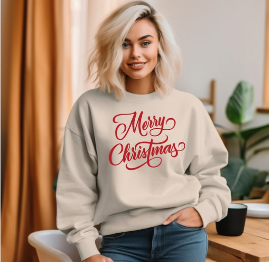 Merry Christmas- Screen Print Transfer