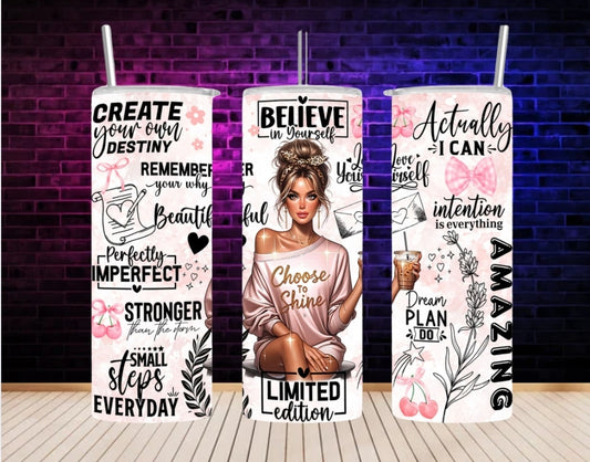 Believe- 20oz Tumbler Wrap