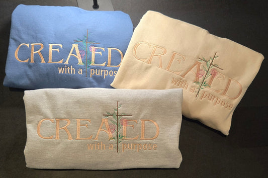 Created with a purpose Embroidered top