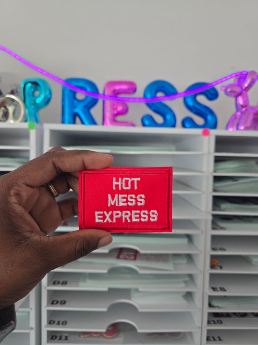 Hot Mess Express- Hat Patch