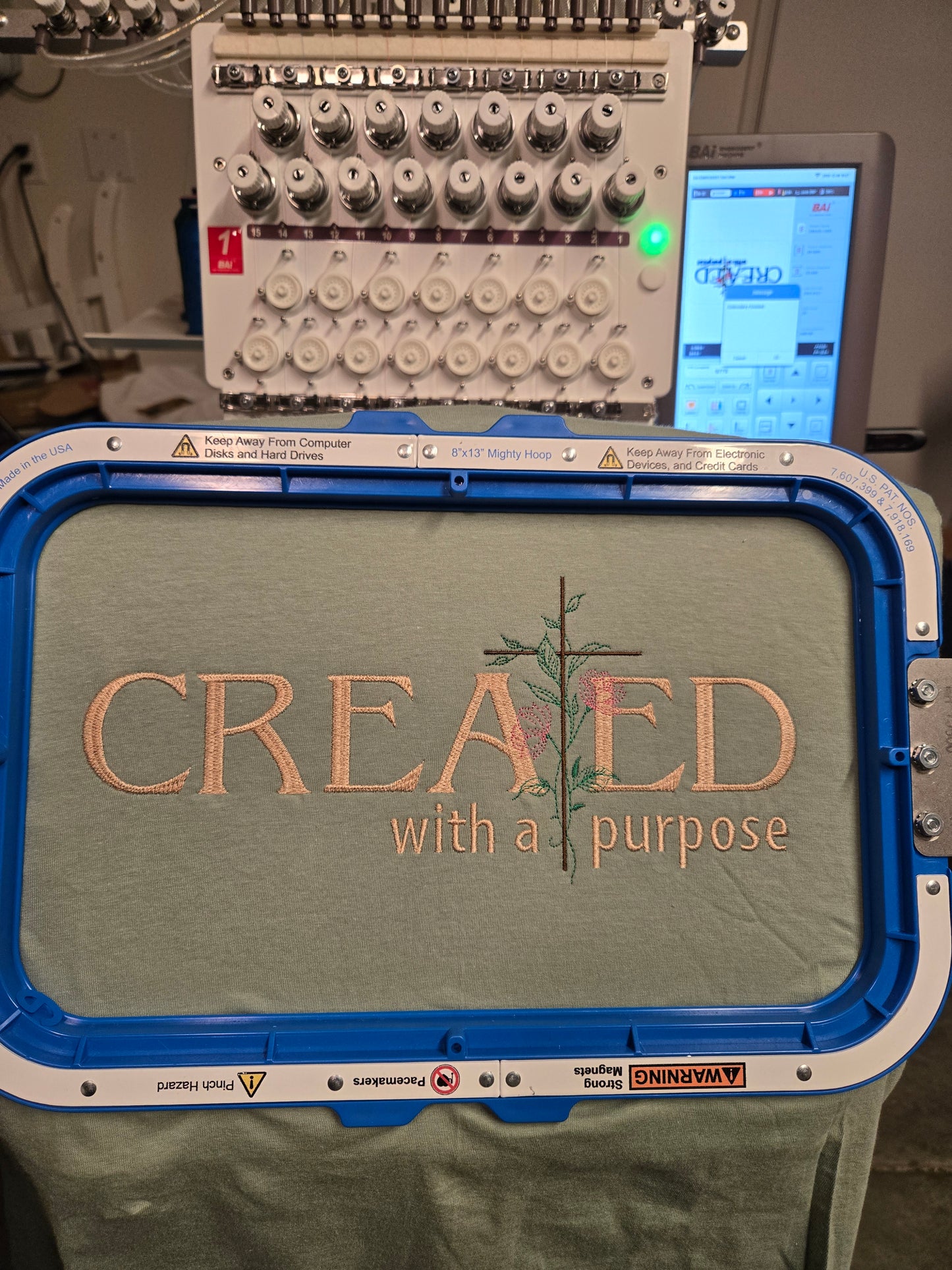 Created with a purpose Embroidered top