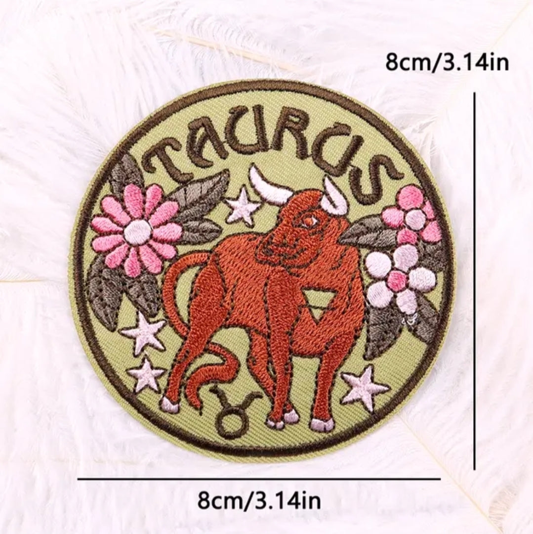 Water Color Zodiac- Hat Patch