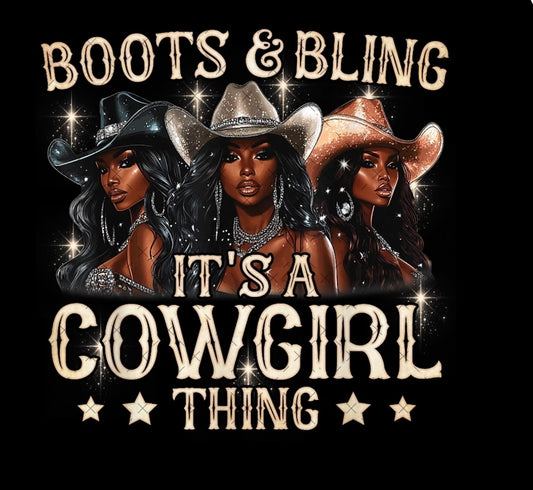 Boots and Bling- Sublimation Transfer