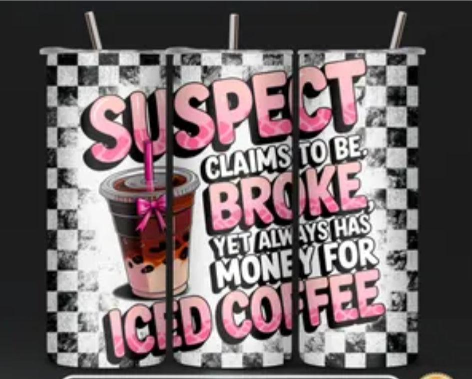 Suspect- 20oz Tumbler Wrap