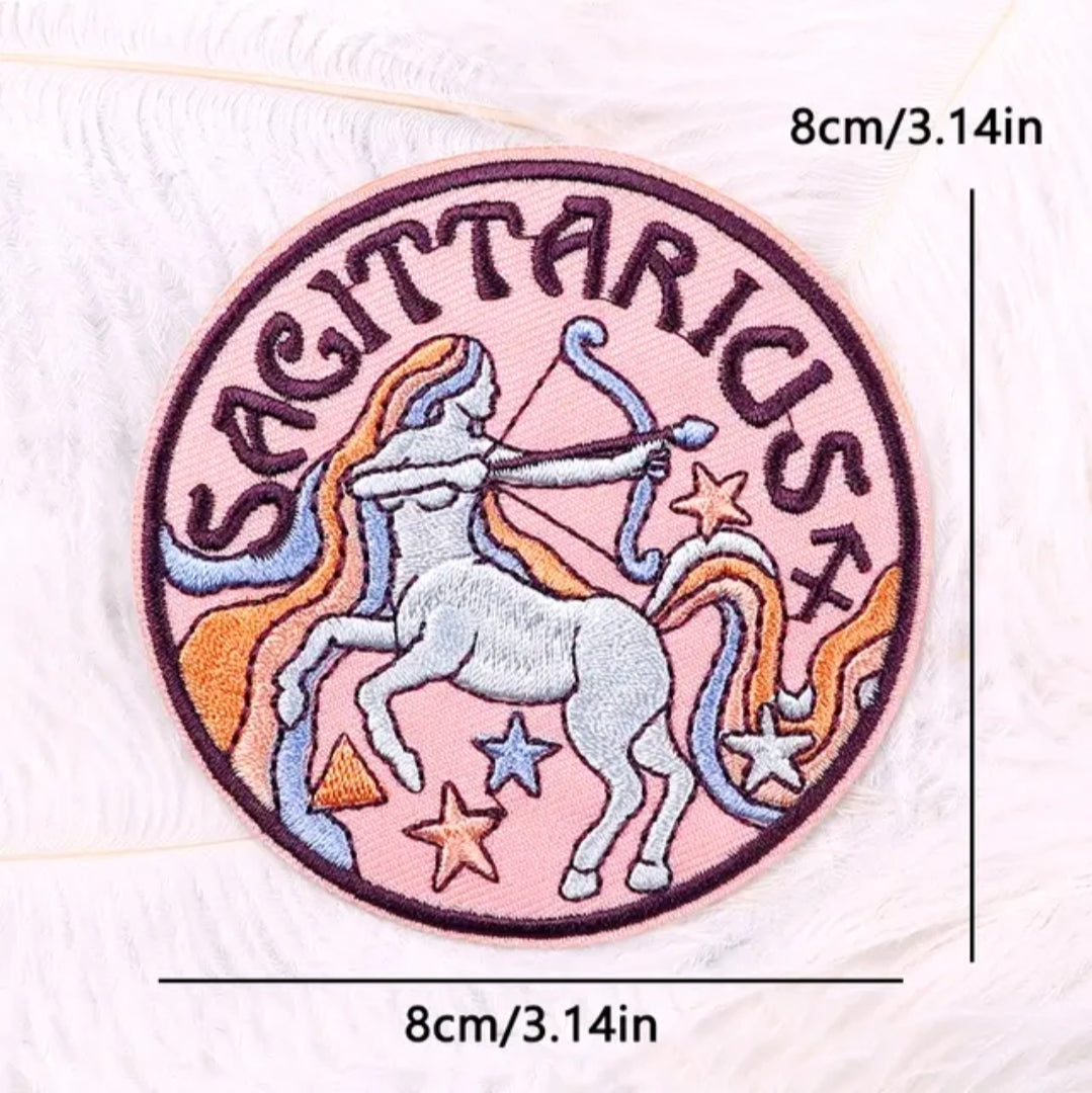 Water Color Zodiac- Hat Patch