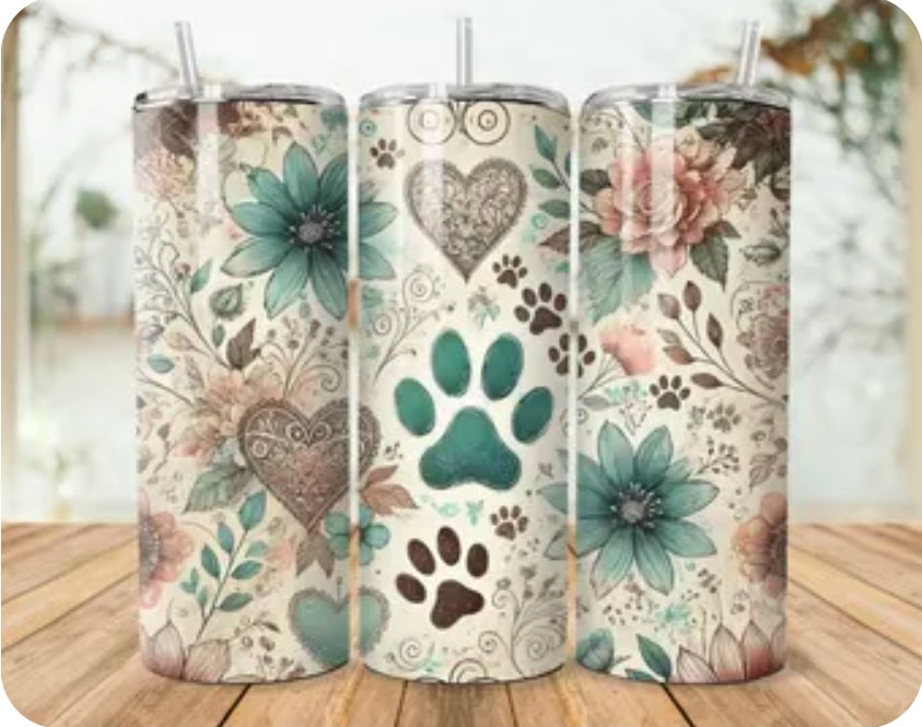 Paws- 20oz Tumbler Wrap