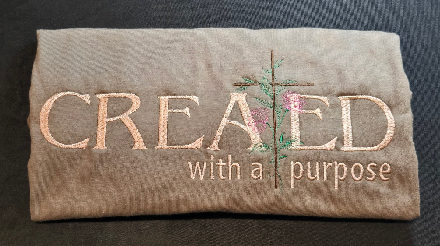 Created with a purpose Embroidered top