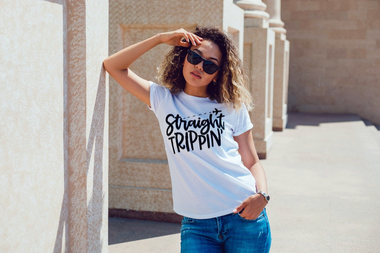 Straight trippin' tee